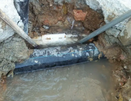 皇姑测漏水之水管漏水